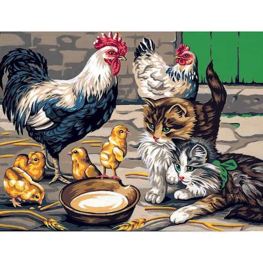 Margot de Paris The Little Curious Printed Tapestry Needlepoint Canvas